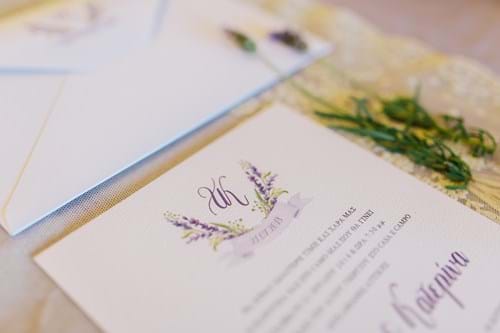 Image 2 of Lavender Spring Wedding in Athens