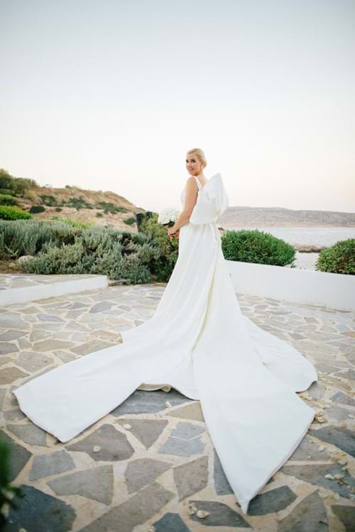 Image 3 of White & Gold Wedding In Athens Riviera