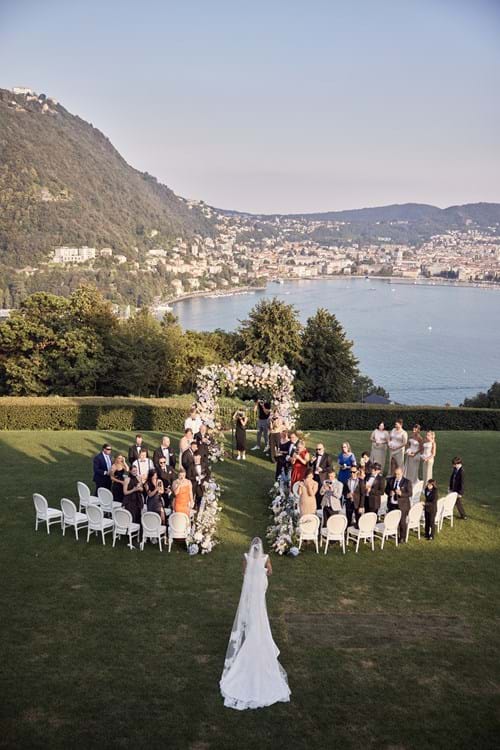 Image 32 of Lake Como Wedding in Blue