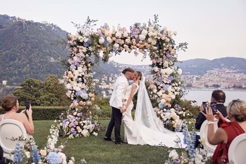 Image 63 of Lake Como Wedding in Blue