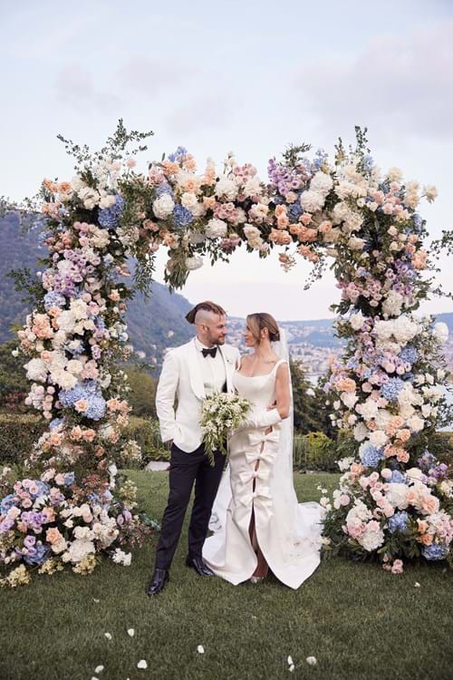 Image 69 of Lake Como Wedding in Blue