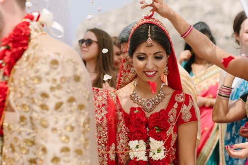 Image 11 of Indian Romance Wedding in Santorini