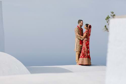 Image 14 of Indian Romance Wedding in Santorini
