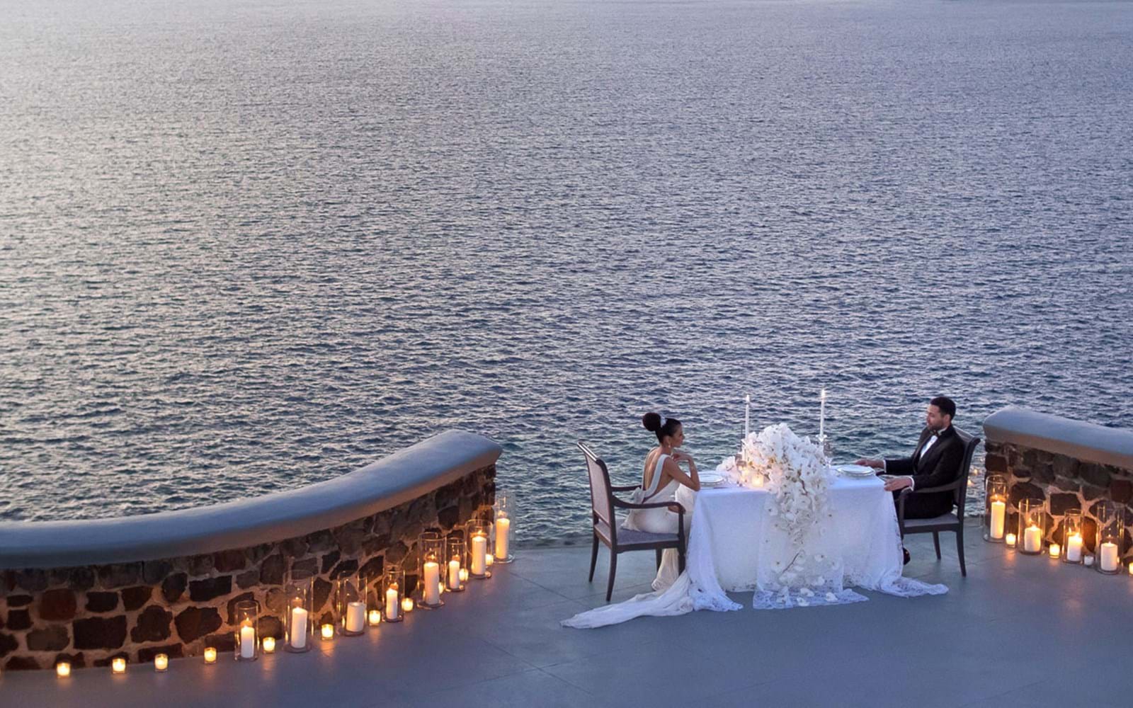 Intimate Wedding in Santorini