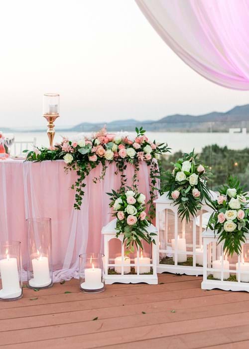 Image 47 of Summer Light Pink Wedding in Elafonisos