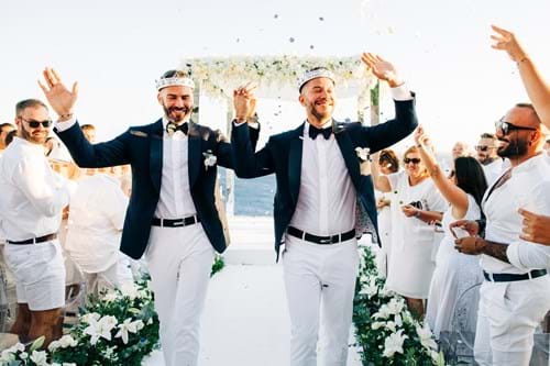 Image 19 of Modern Classic Wedding in Mykonos