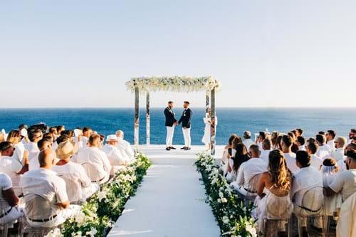 Image 26 of Modern Classic Wedding in Mykonos