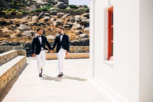 Image 35 of Modern Classic Wedding in Mykonos