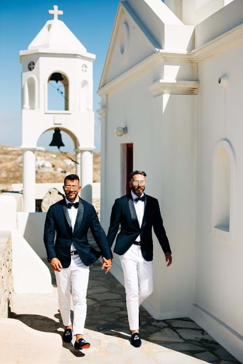 Image 44 of Modern Classic Wedding in Mykonos