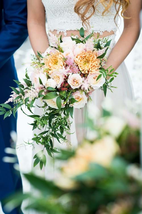 Image 19 of Bohemian Peach Wedding In Athens