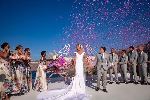 Image 57 of Whimsical Wedding in Santorini