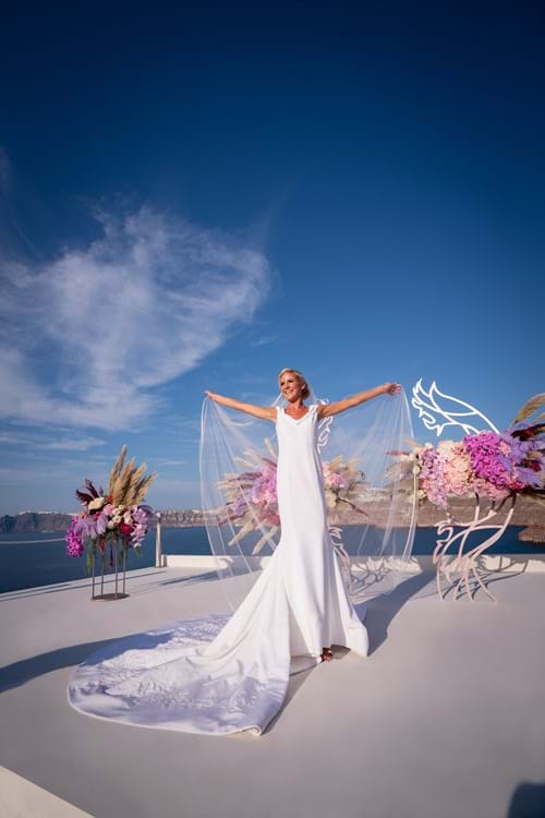 Image 62 of Whimsical Wedding in Santorini