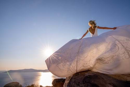 Image 64 of Whimsical Wedding in Santorini
