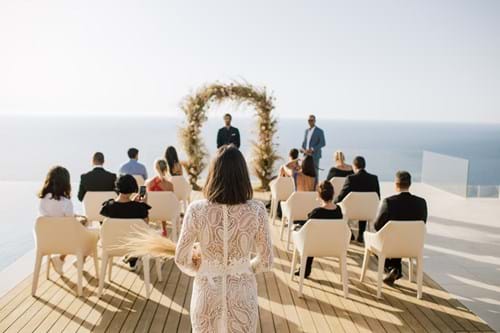 Image 33 of Minimal Blush Wedding In Kefalonia