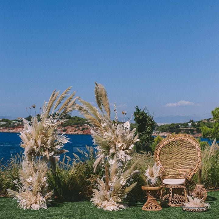 Organic Beach Wedding In Athens