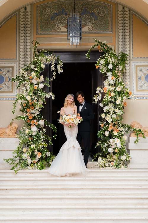 Image 17 of City-chic Roman Wedding at Villa Clara