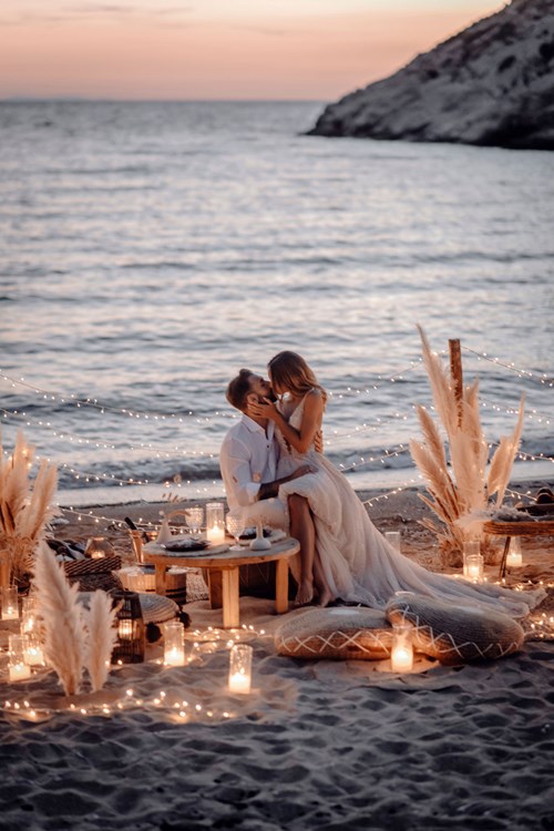 Image 37 of Dreamy Boho Beach Wedding in Ios