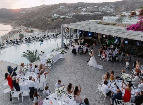 Image 34 of White Luxury Wedding in Mykonos