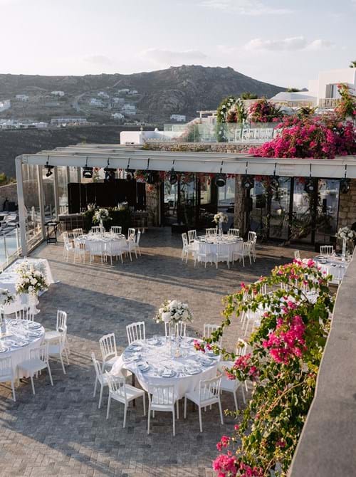 Image 30 of White Luxury Wedding in Mykonos