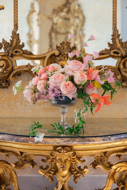 Image 14 of Villa Balbiano Wedding in Pink