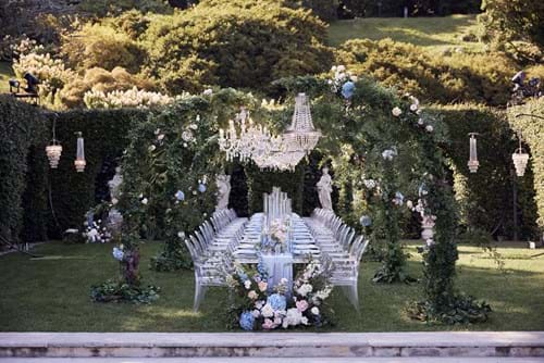 Image 10 of Lake Como Wedding in Blue