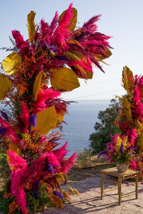 Image 12 of Colorful Greek Wedding in Andros