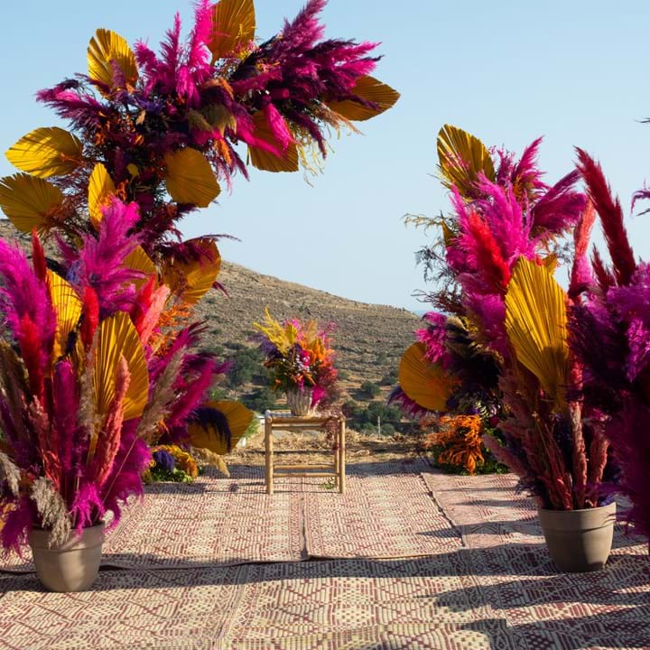 Colorful Greek Wedding in Andros