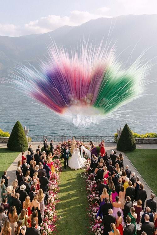 Image 72 of Villa Balbiano Colorful Wedding