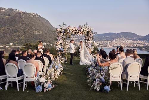 Image 62 of Lake Como Wedding in Blue