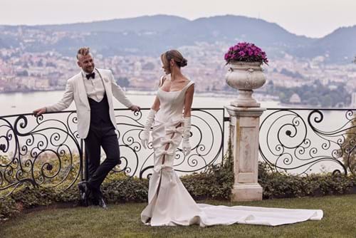 Image 73 of Lake Como Wedding in Blue
