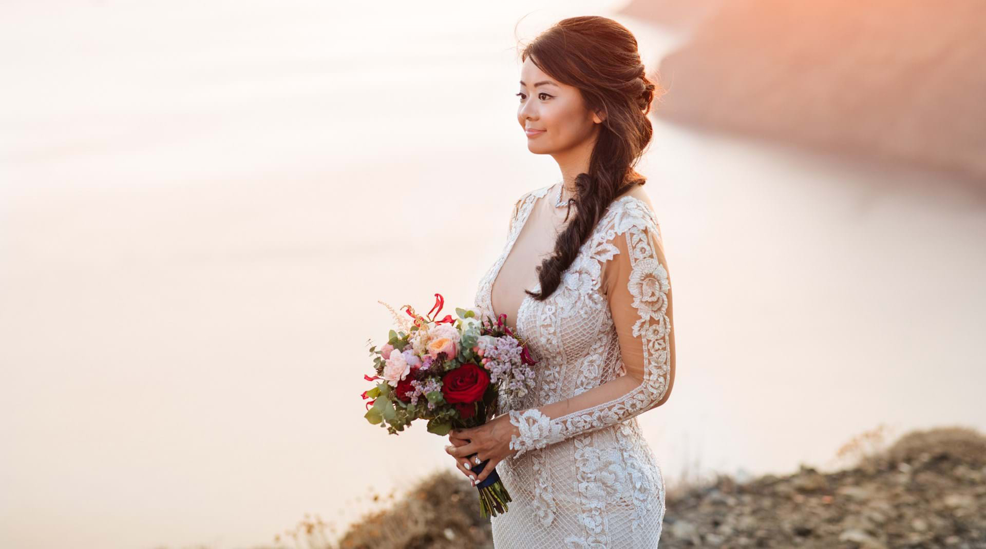 Destination Wedding Dress Inspiration for a Summer Soiree in Greece