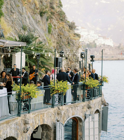 WHITE WEDDING ON THE AMALFI COAST