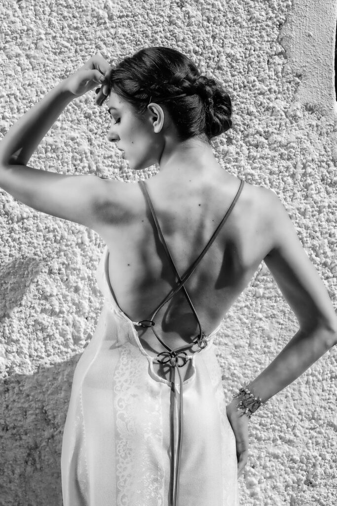 Clothing Brand Editorial in Santorini