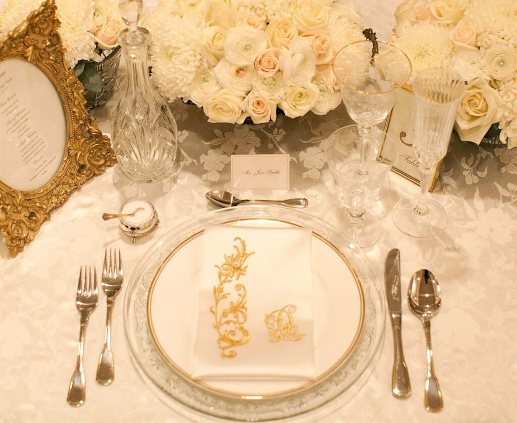 Luxury White & Gold Wedding Style