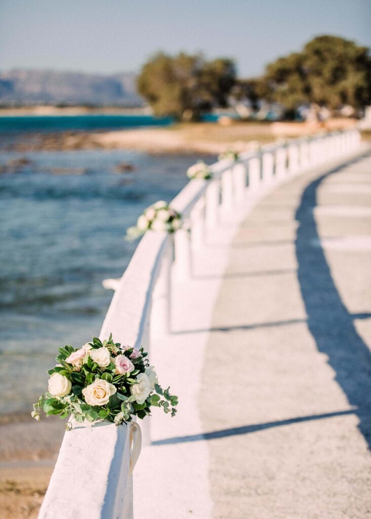 Summer Light Pink Wedding in Elafonisos