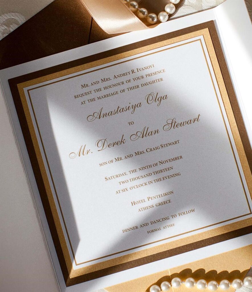 Luxury White & Gold Wedding Style