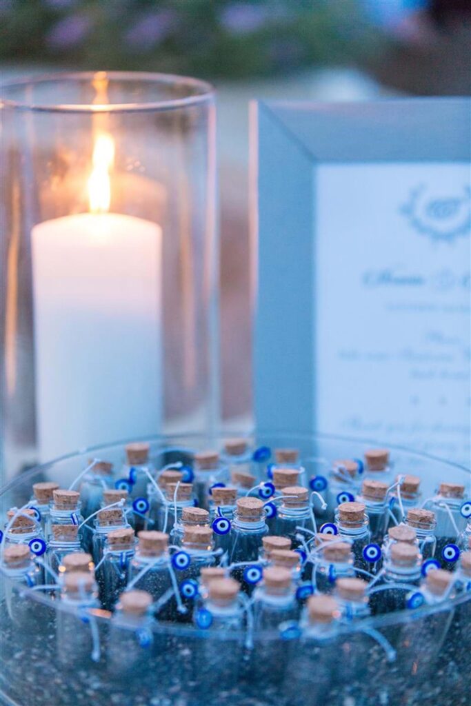 Candlelit Cocktail Party In Santorini