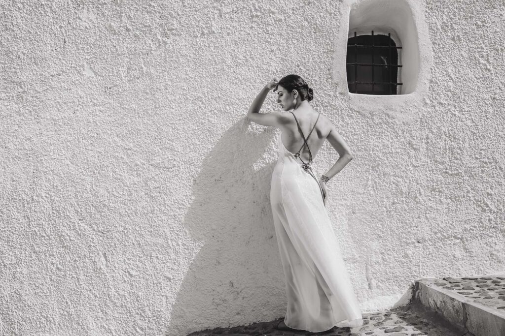 Clothing Brand Editorial in Santorini