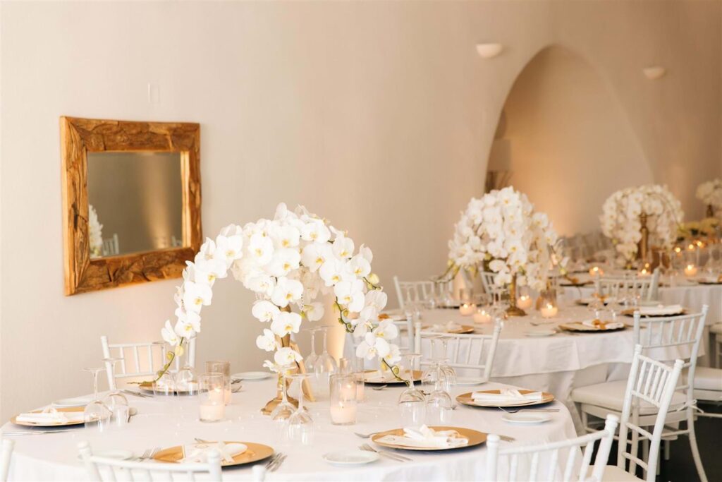 Hindu Wedding Celebration in Santorini