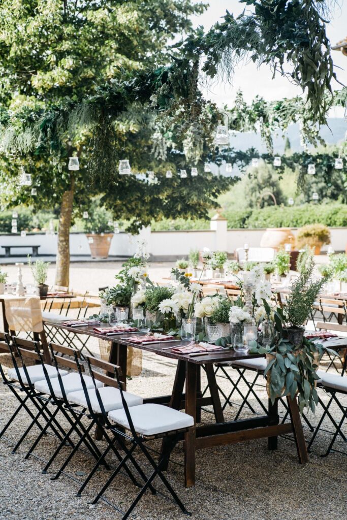 Al Fresco Dinner In Tuscany