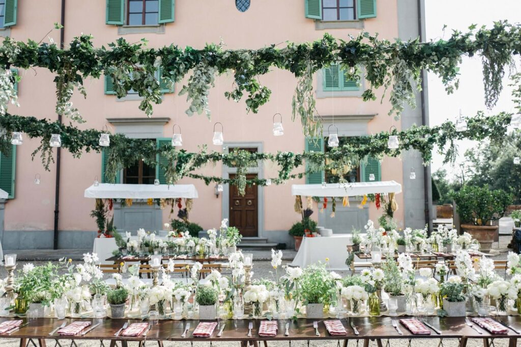 Al Fresco Dinner In Tuscany