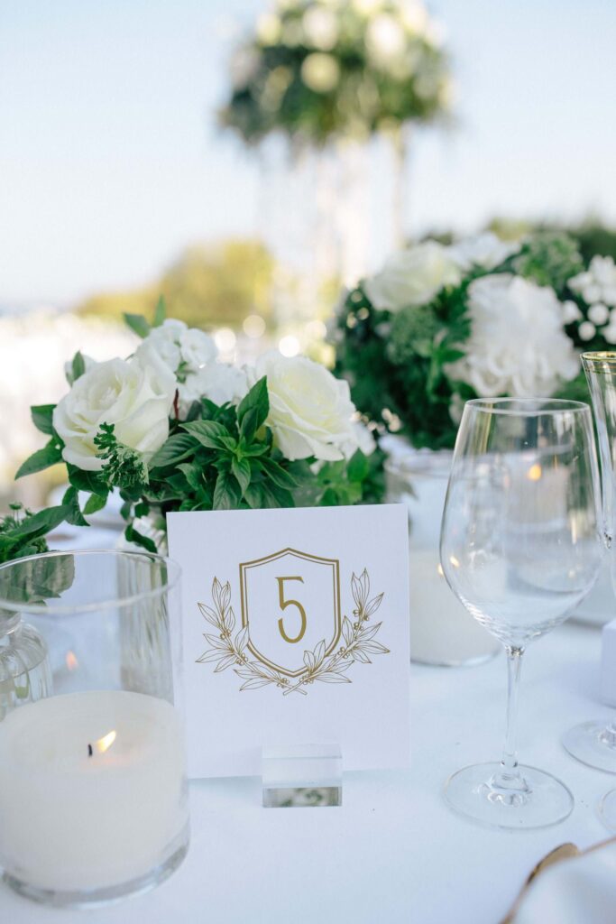 White & Gold Wedding In Athens Riviera