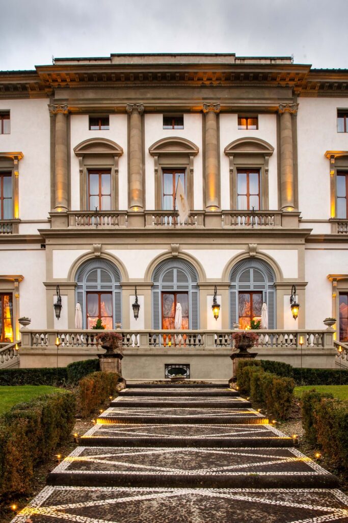 Reception at Villa Cora in Florence