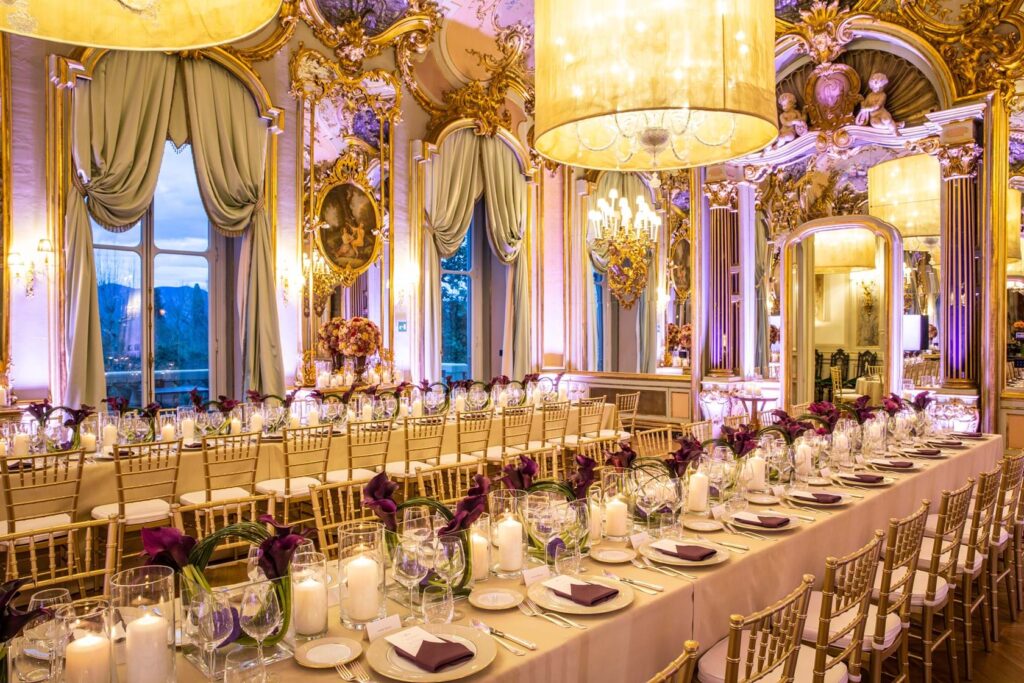 Reception at Villa Cora in Florence