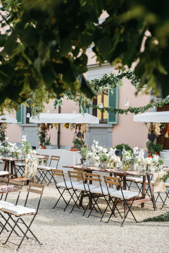 Al Fresco Dinner In Tuscany