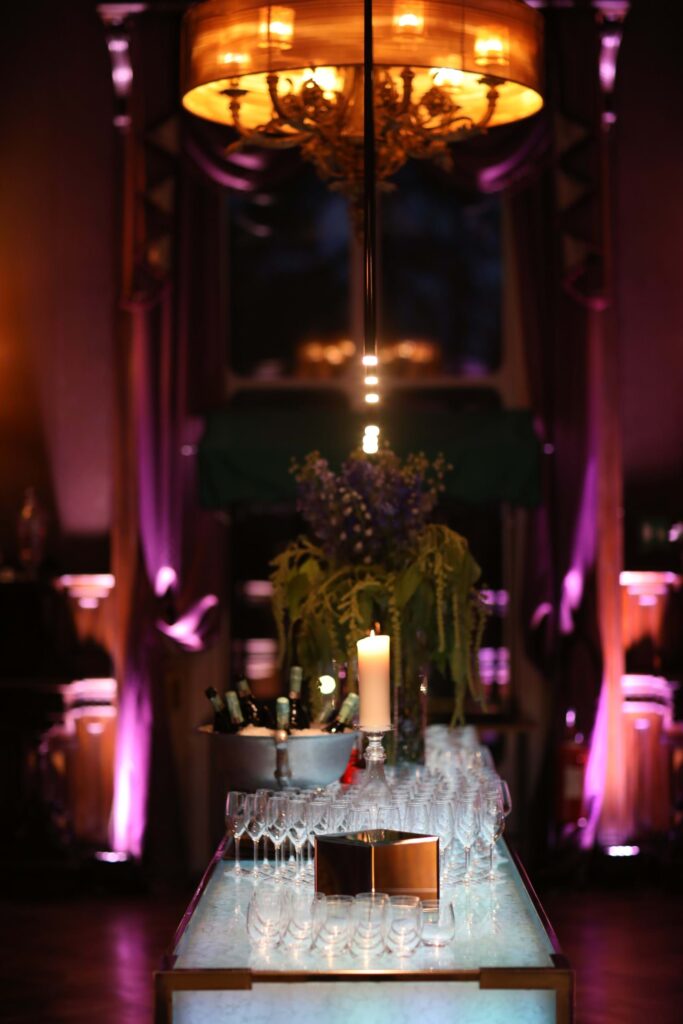 Reception at Villa Cora in Florence