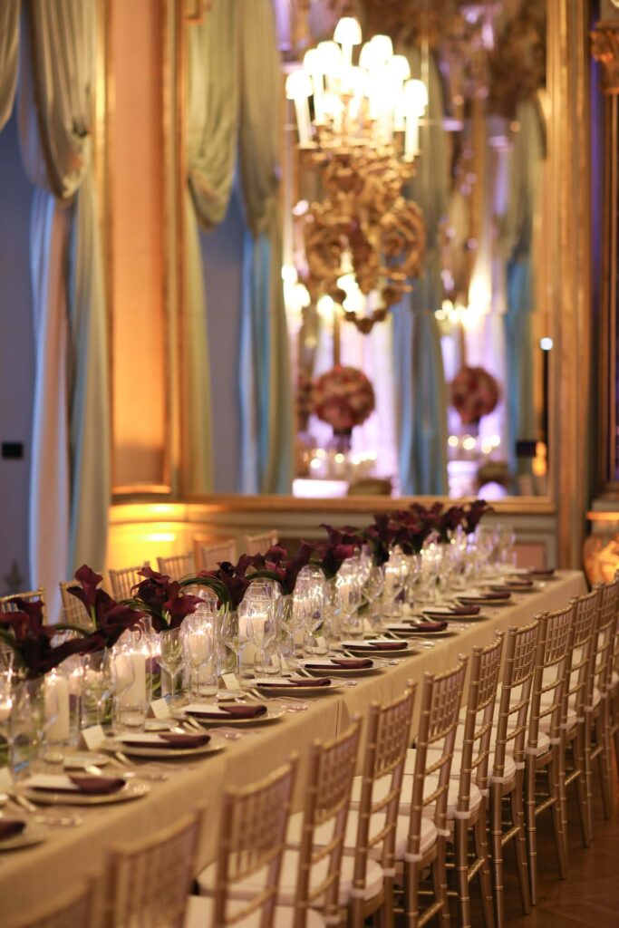 Reception at Villa Cora in Florence