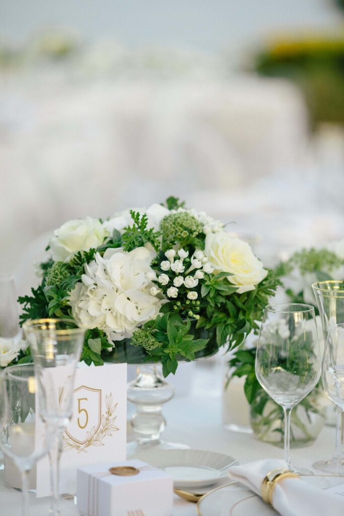 White & Gold Wedding In Athens Riviera