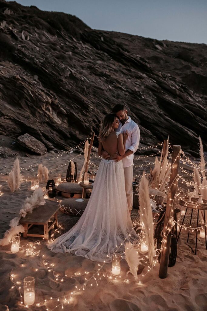 Dreamy Boho Beach Wedding in Ios