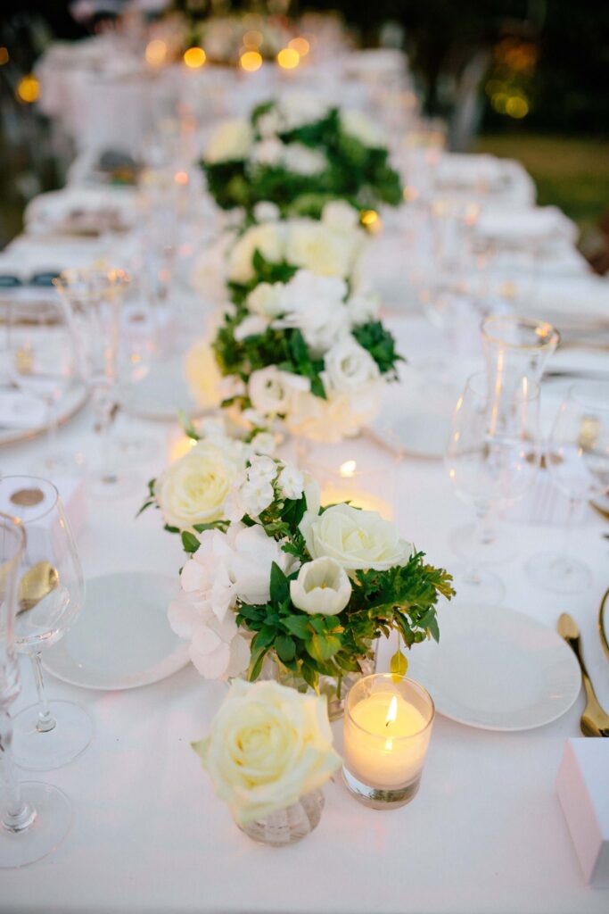 White & Gold Wedding In Athens Riviera